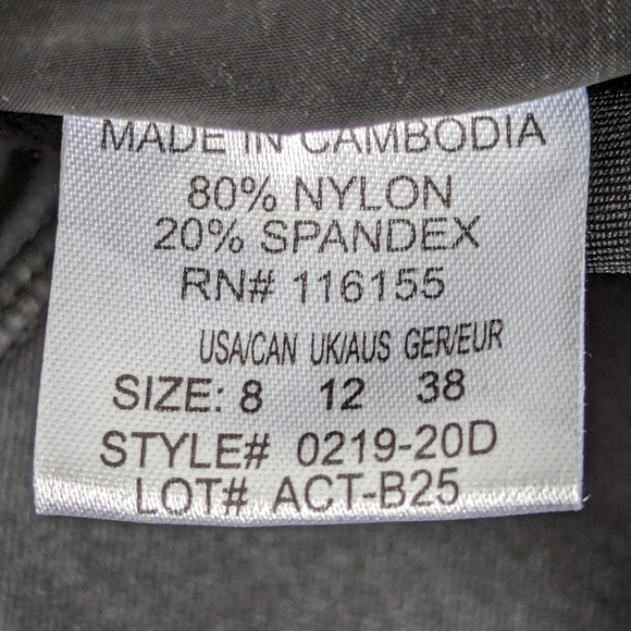 A.C.T swimsuit tropical print skirt sz 8 - Picture 3 of 8